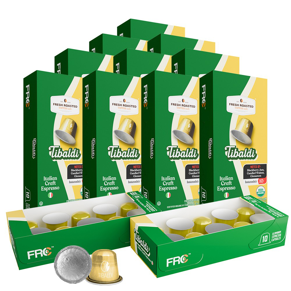 Italian Craft Espresso: Organic Tibaldi - Espresso Capsules