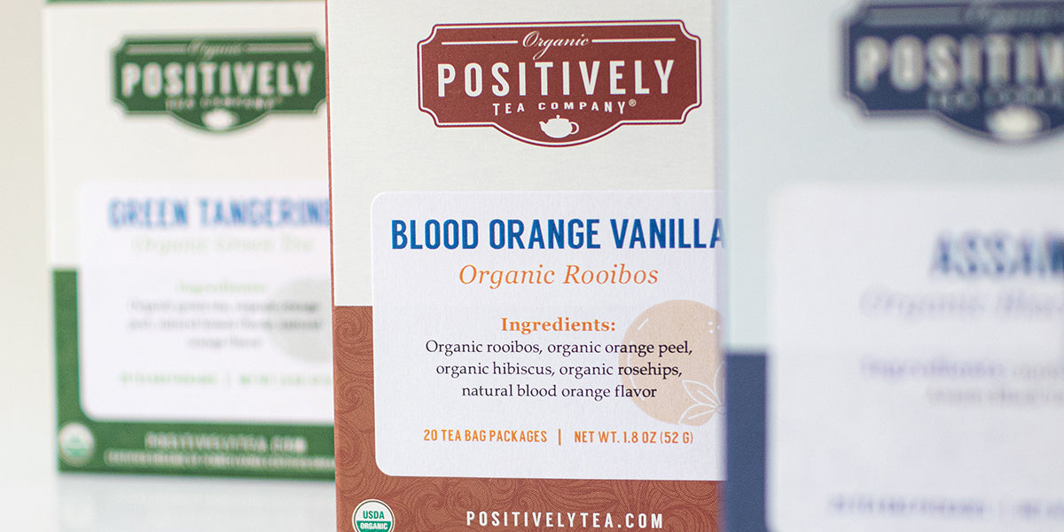 Positively tea box lifestyle