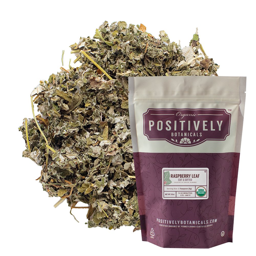 Organic Raspberry Leaf - Loose Leaf Botanical