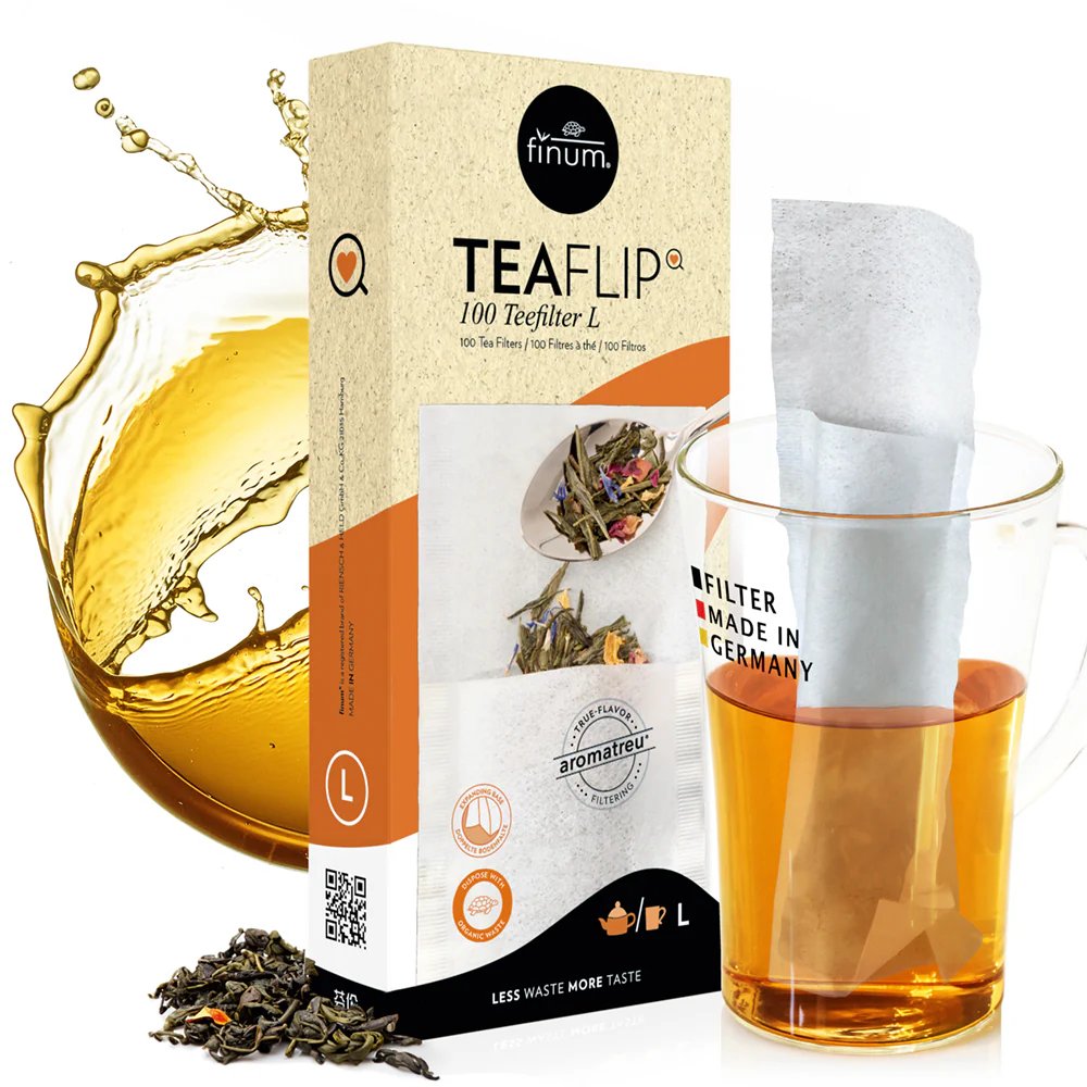 Finum® Tea Filter Bags - 100 CT Large