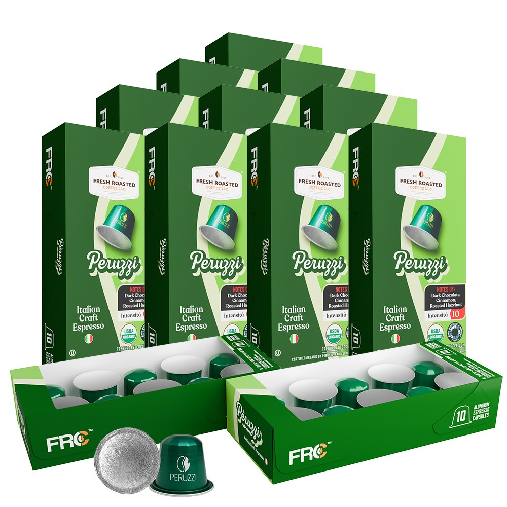 Italian Craft Espresso: Organic Peruzzi - Espresso Capsules
