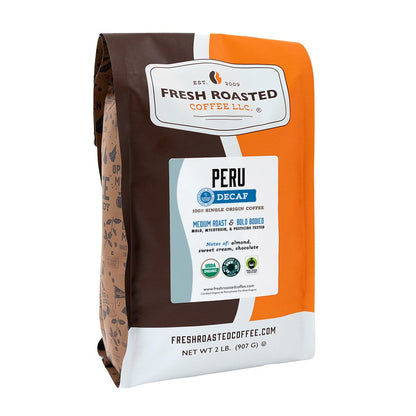 Organic Peru Water-Processed Decaf - Roasted Coffee