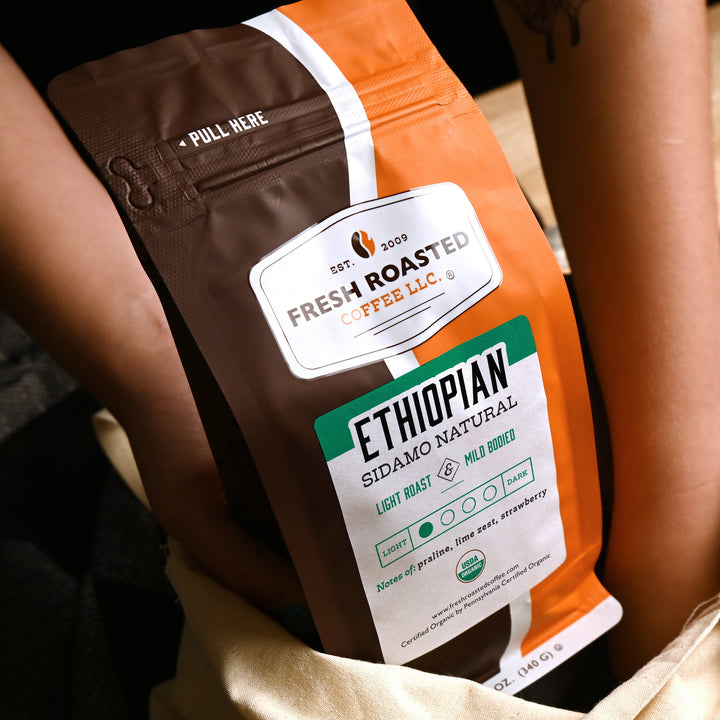 Organic Ethiopian Sidamo Natural - Roasted Coffee