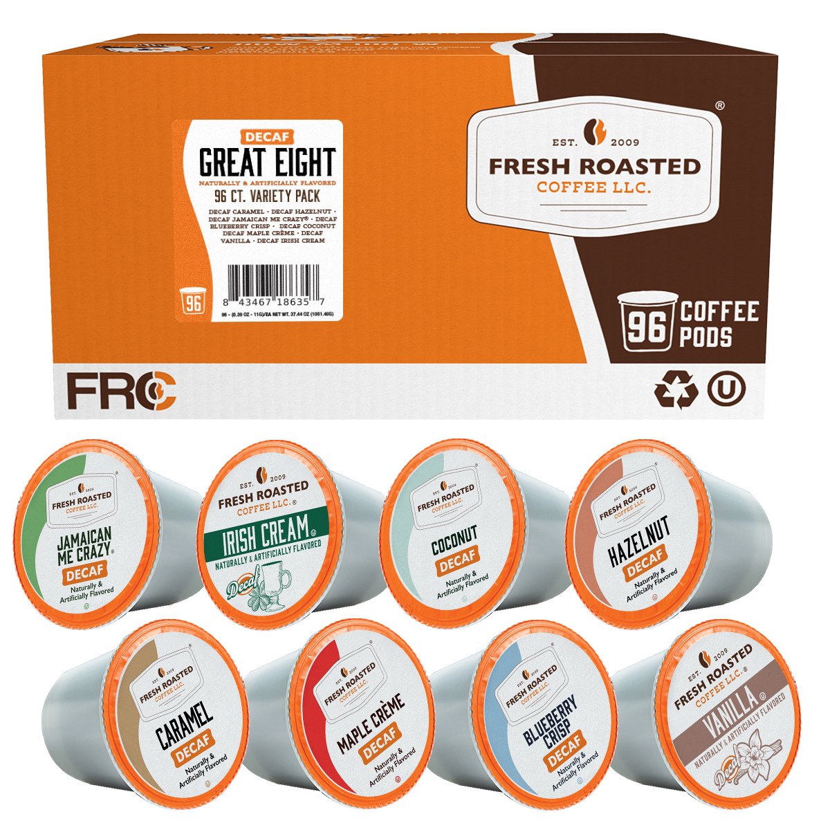 The Decaf Great Eight Variety Pack