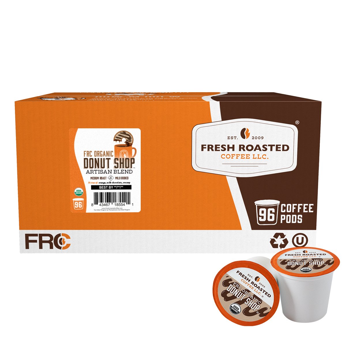 Organic Donut Shop - Classic Coffee Pods