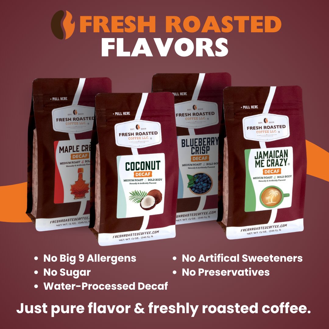 Decaf Blueberry Crisp - Flavored Roasted Coffee