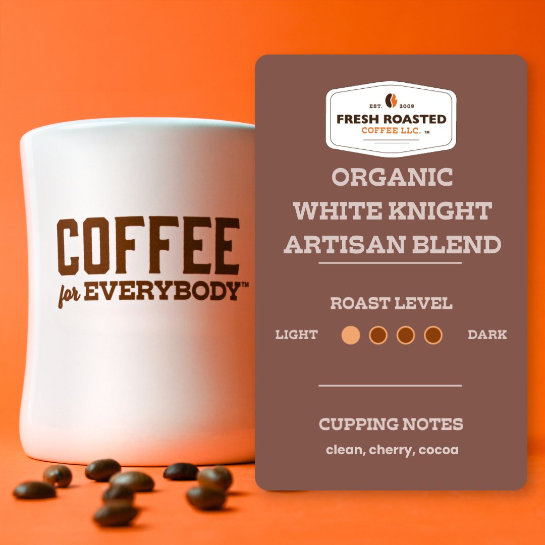 Organic White Knight - Roasted Coffee