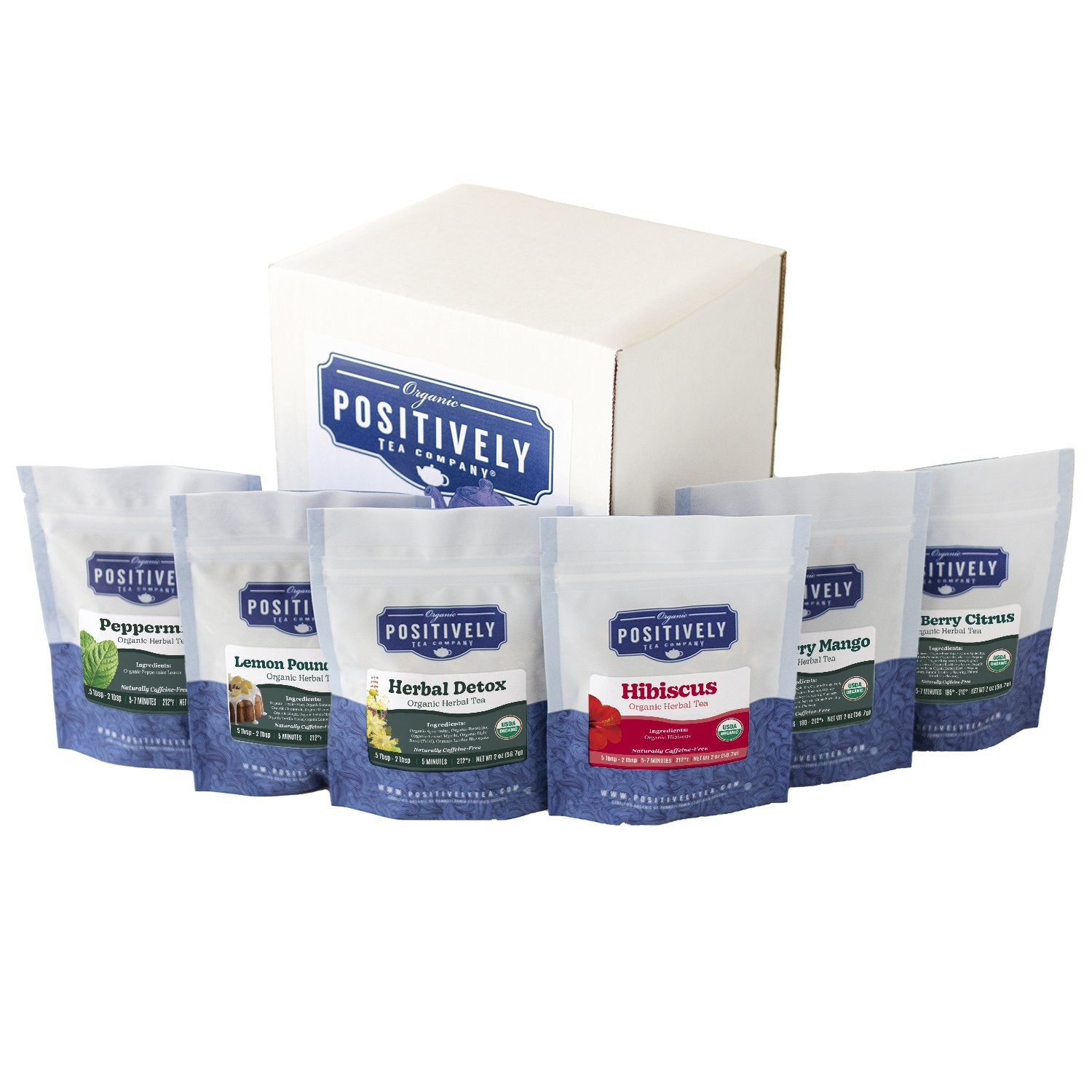 Positively Tea Sampler - Herbal Tea Mini-Flight