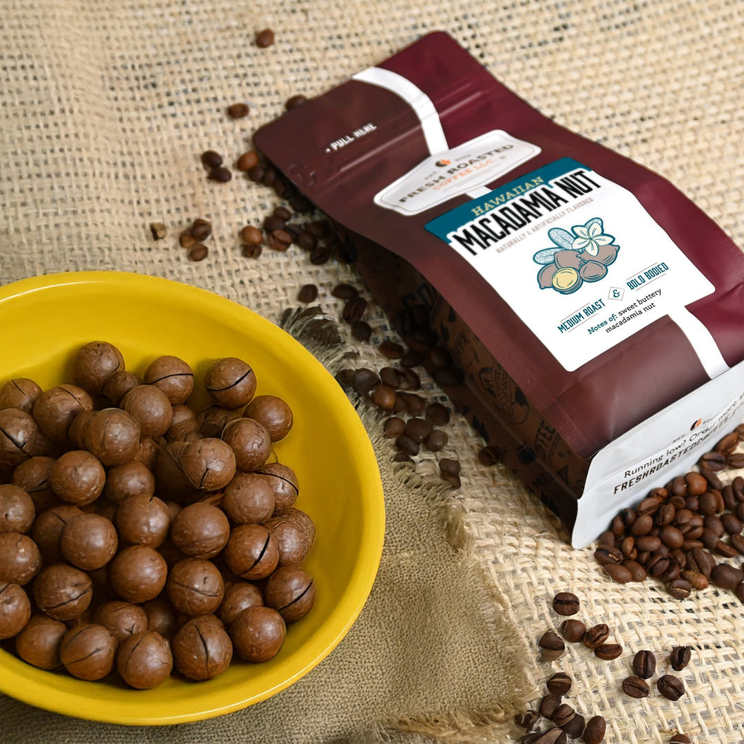 Hawaiian Macadamia Nut - Flavored Roasted Coffee