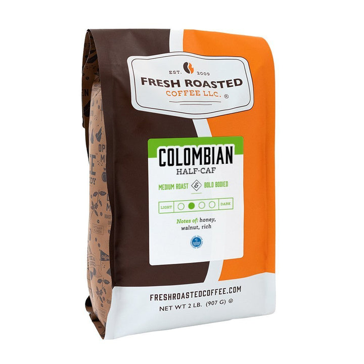Colombian Water-Processed Half Caf - Roasted Coffee