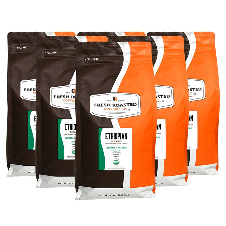 Organic Ethiopian Sidamo - Roasted Coffee