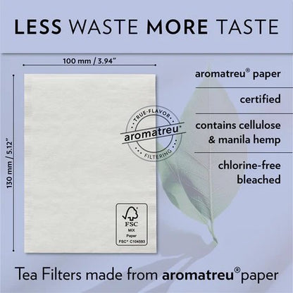 Finum® Tea Filter Bags - 100 CT Medium