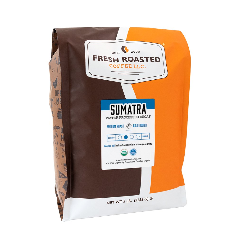 Organic Sumatra Water-Processed Decaf - Roasted Coffee