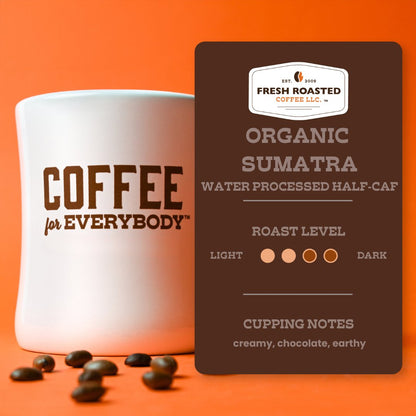 Organic Sumatra Water-Processed Half Caf - Classic Coffee Pods