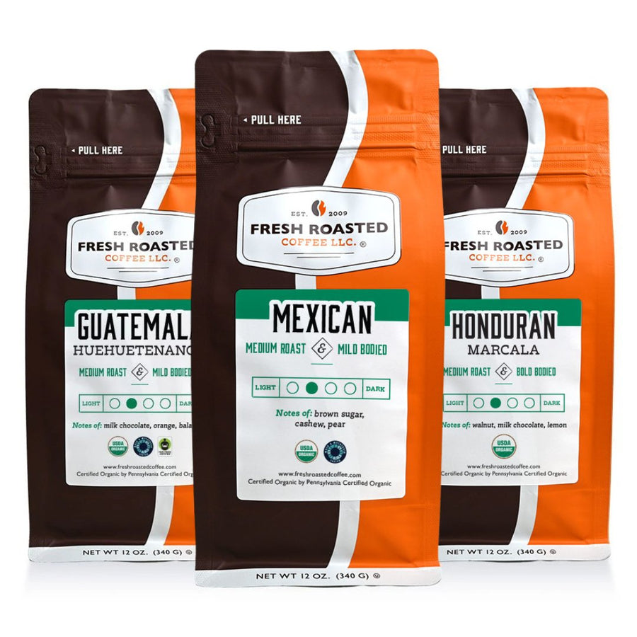 Organic Mesoamerican Trio - Roasted Coffee Bundle