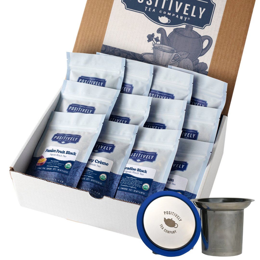 Traditional & Flavored Black Tea Flight - Loose Leaf Tea Sampler