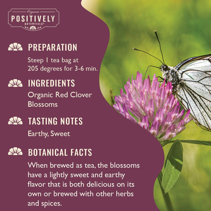 Red Clover Blossoms - Botanical Tea Bags