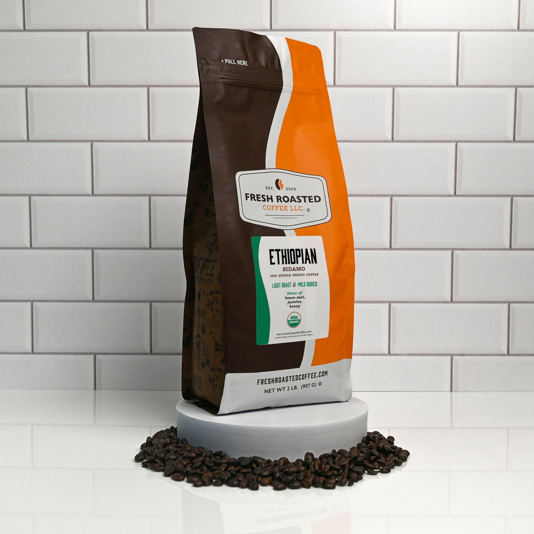 Organic Ethiopian Sidamo - Roasted Coffee