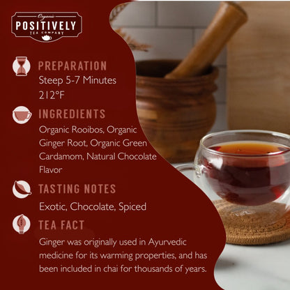 Organic Chocolate Chai Rooibos - Tea Bags